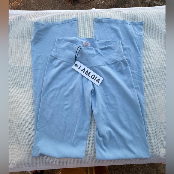 NEW I.AM.GIA AUDRINA PANT POWDER BLUE  Trousers LARGE - Picture 1 of 13